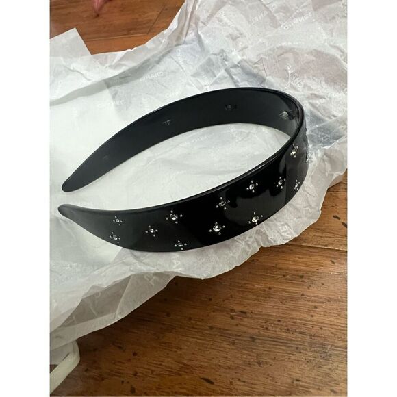 Chanel rhinestone cc headband hair accessory main image 8
